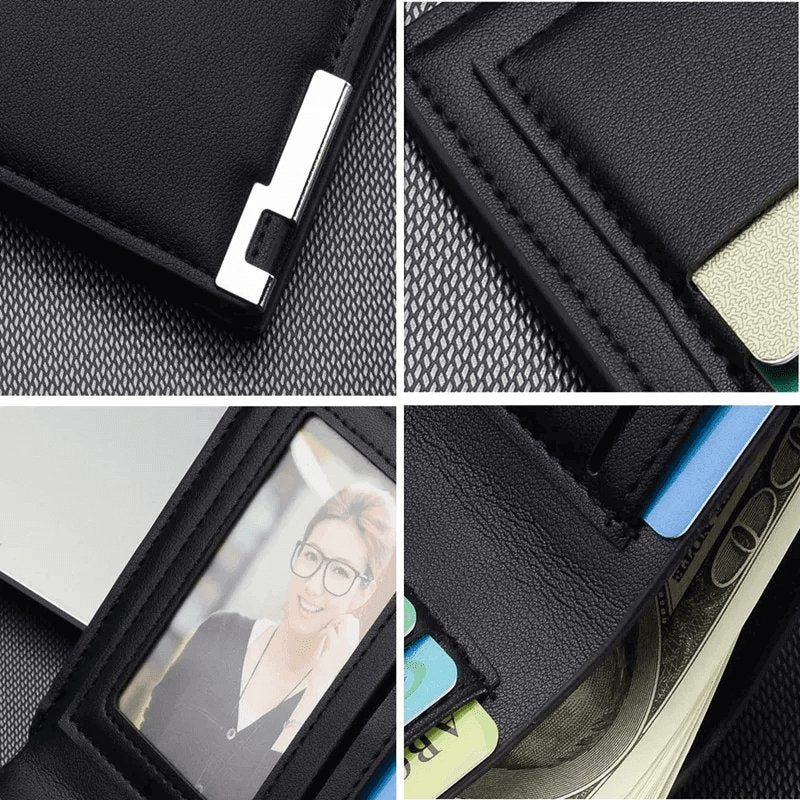 Cartera minimalista delgada para hombre