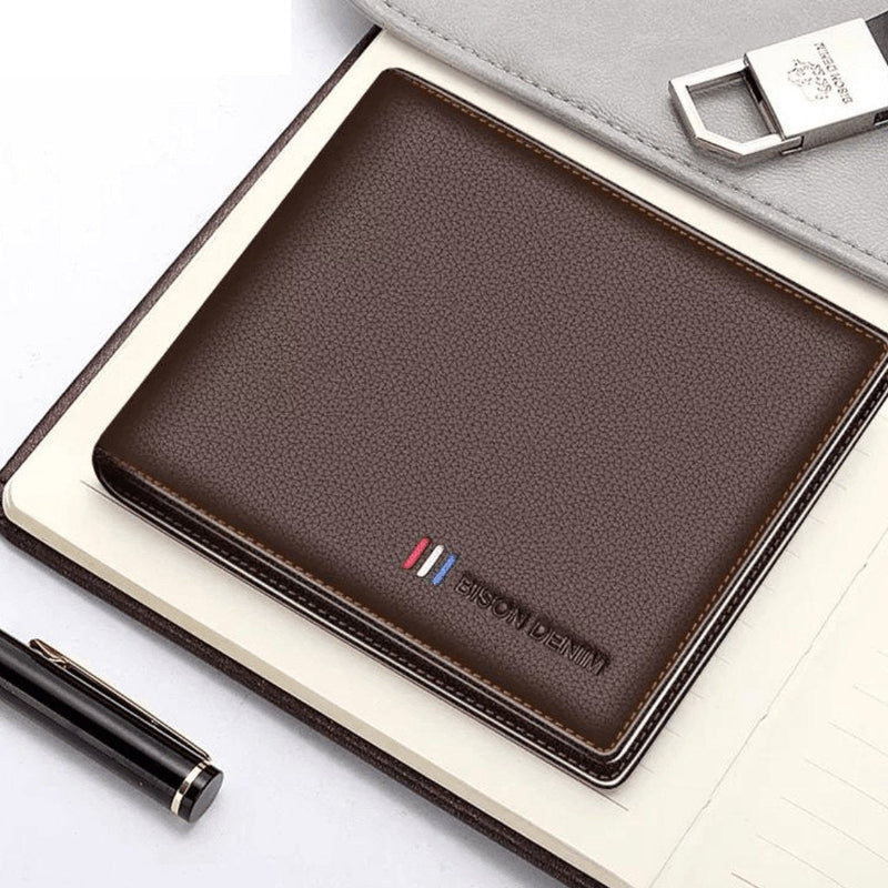Cartera clásica Bison para hombre