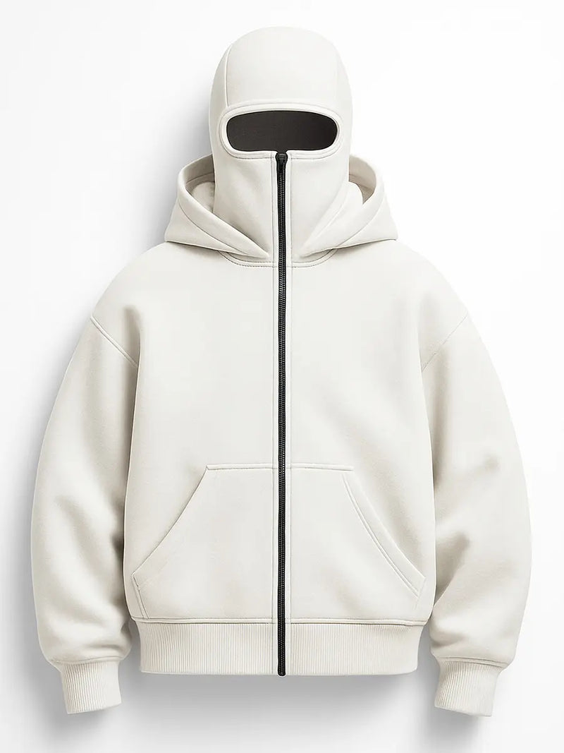 Aura Minimal Smart Hoodie - With Built-in Balaclava