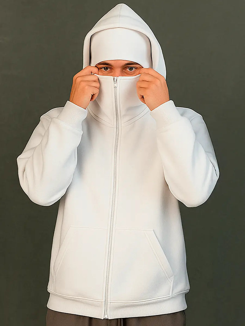 Aura Minimal Smart Hoodie - With Built-in Balaclava