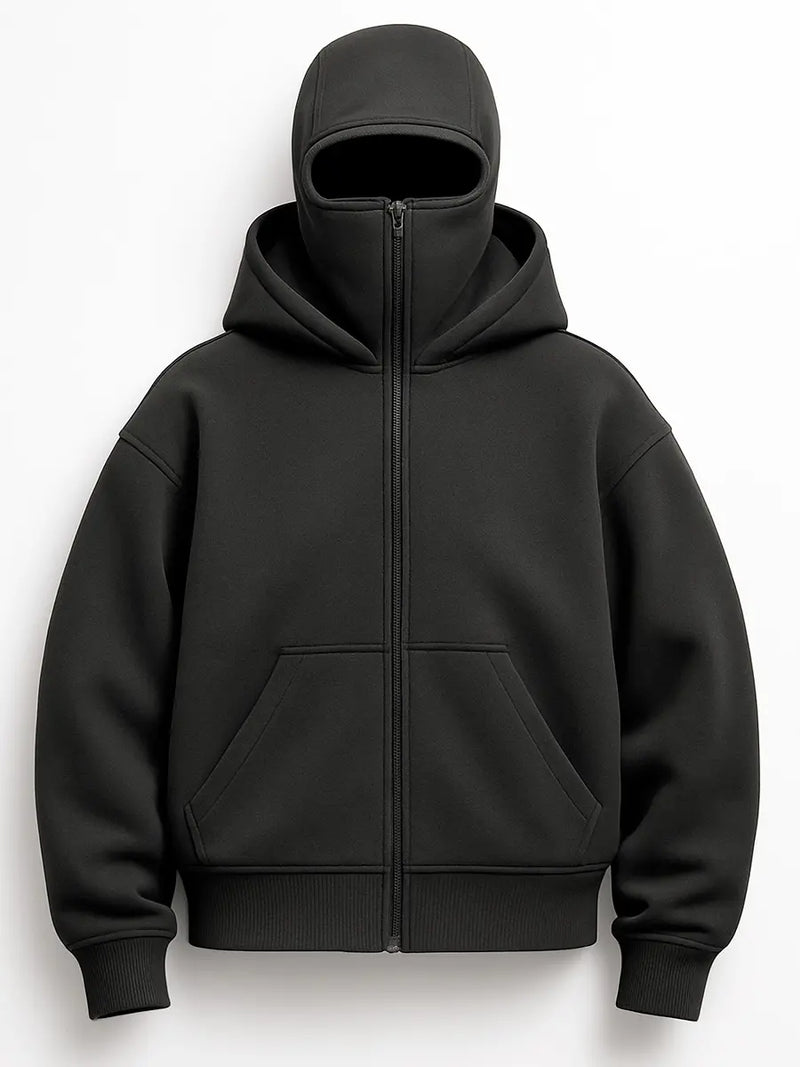 Aura Minimal Smart Hoodie - With Built-in Balaclava