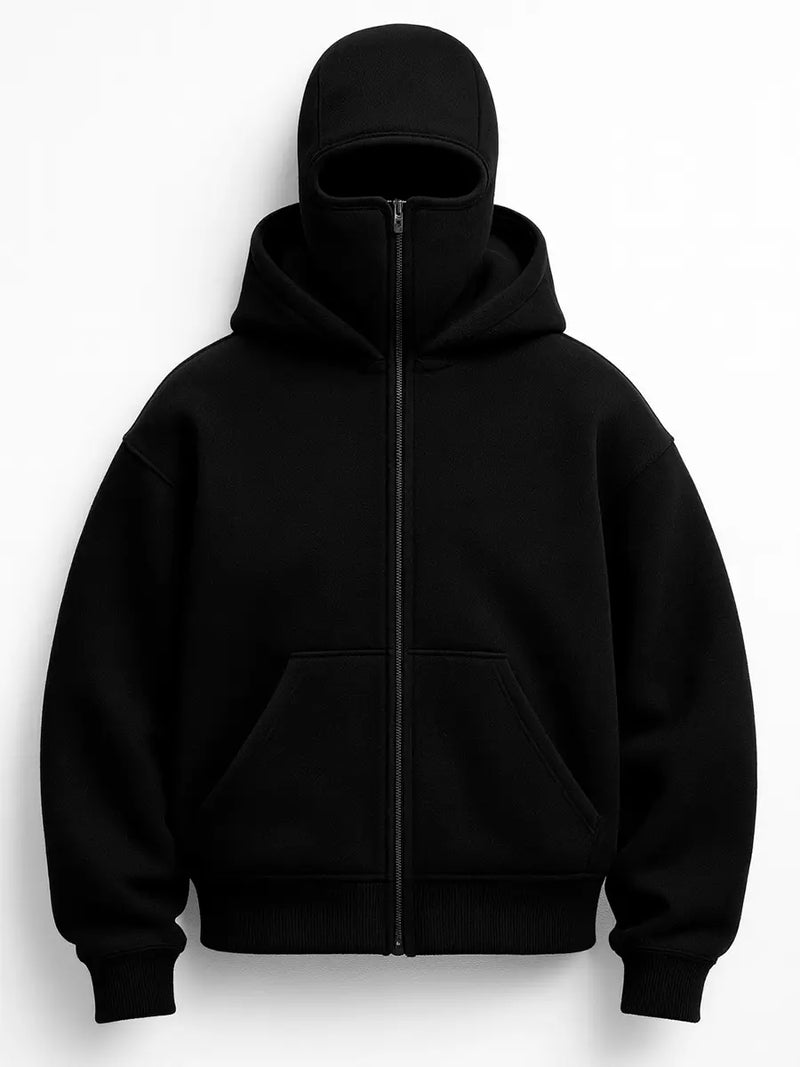 Aura Minimal Smart Hoodie - With Built-in Balaclava