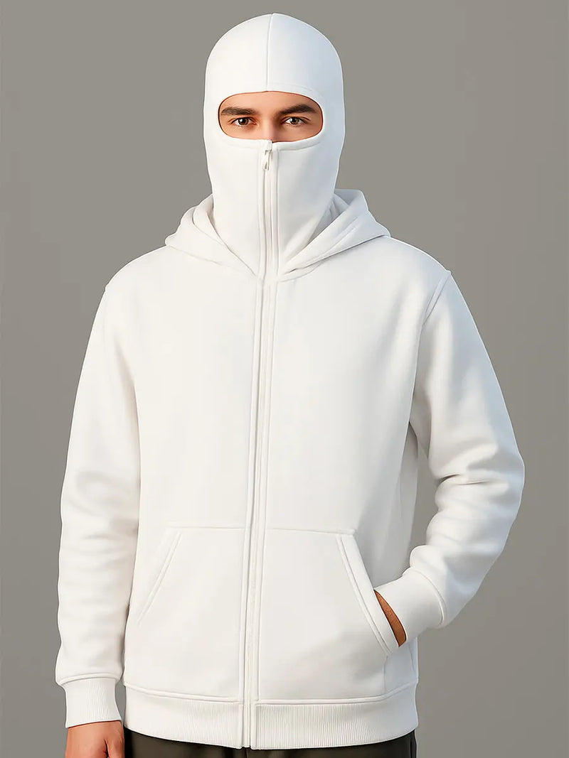 Aura Minimal Smart Hoodie - With Built-in Balaclava