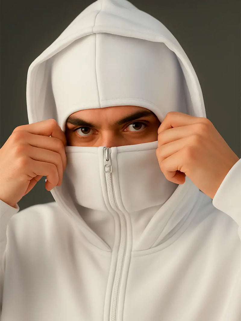 Aura Minimal Smart Hoodie - With Built-in Balaclava