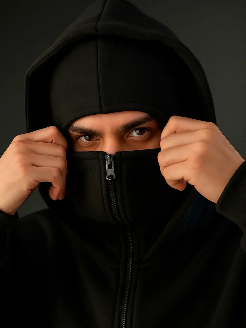 Aura Minimal Smart Hoodie - With Built-in Balaclava