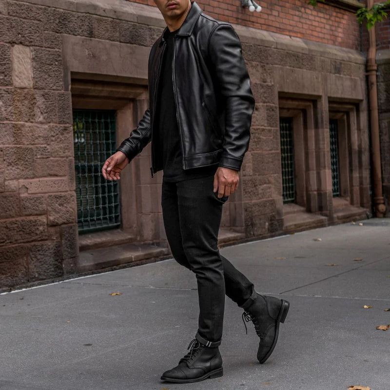 Men's Premium Classic Leather Jacket