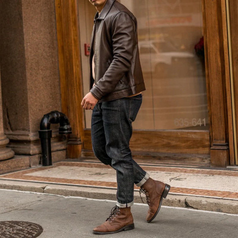 Men's Premium Classic Leather Jacket