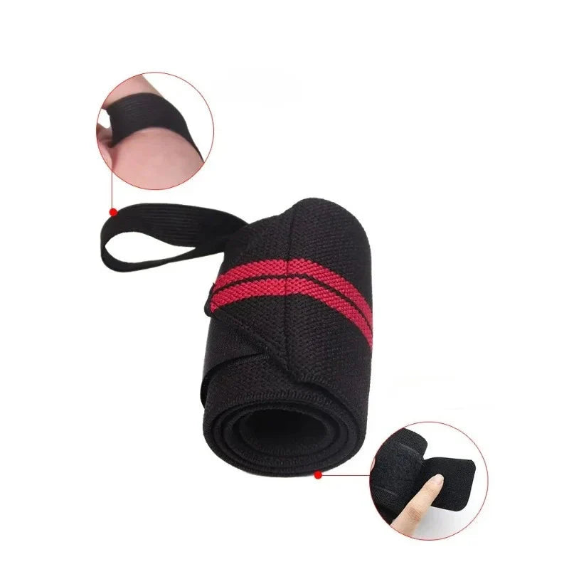 Par de vendas de soporte de muñeca reforzadas 