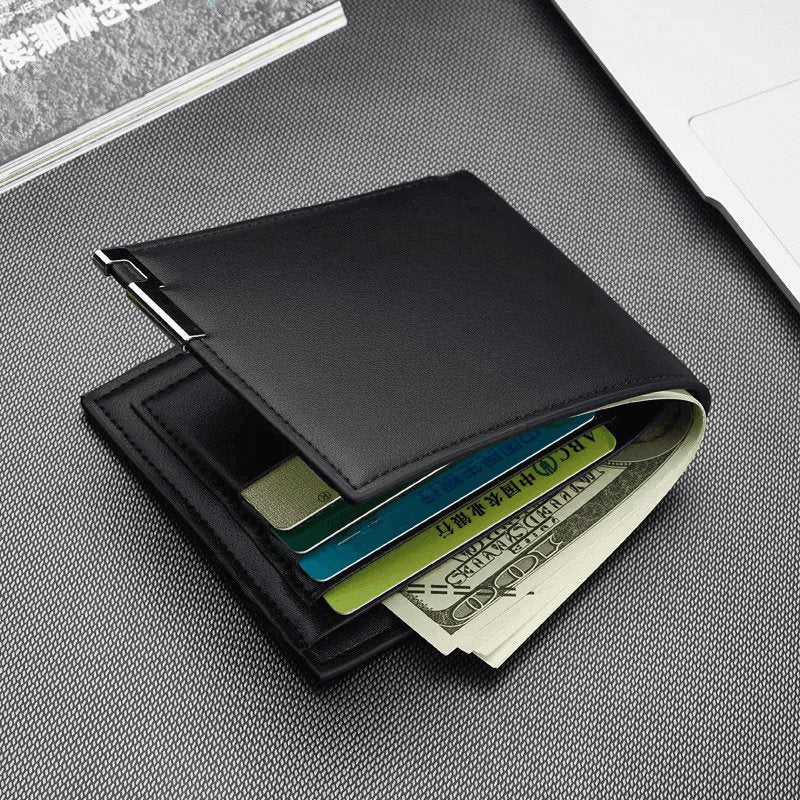 Cartera minimalista delgada para hombre