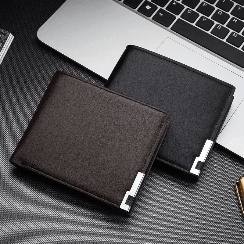 Cartera minimalista delgada para hombre